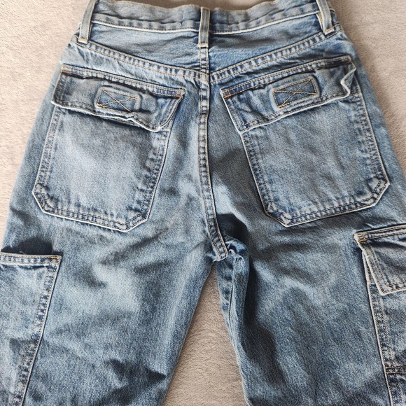 SLVRLAKE Savior High RiseCargo Jeans Size 26 - Picture 8 of 16